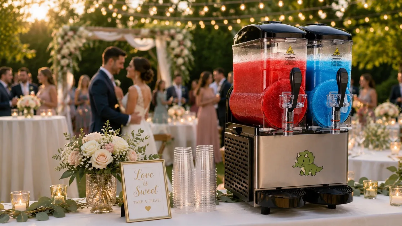 Slush-Bar auf der Hochzeit: die entspannte Alternative zum klassischen Catering